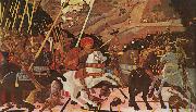 Paolo Ucello Niccolo Mauruzi da Tolentino at The Battle of San Romano oil painting reproduction
